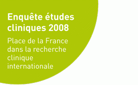 Enquête études cliniques 2008