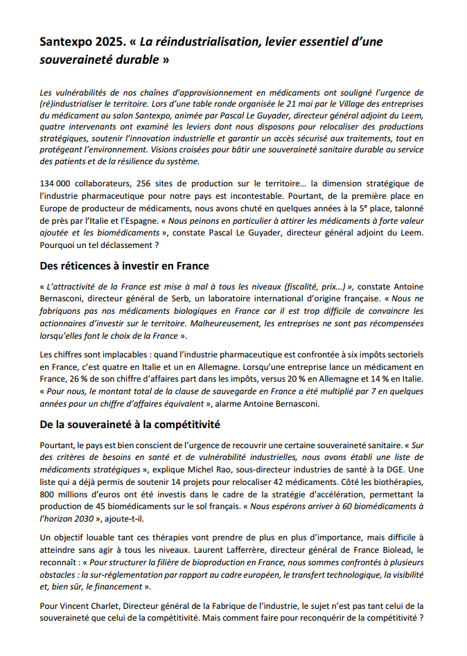 Réindustrialisation