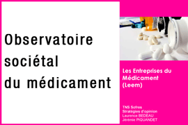 1ère étude de fond sur le rapport des Français aux médicaments