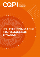 Brochure CQPI : une reconnaissance professionnelle efficace