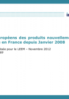 Prix européens des produits nouvellement inscrits en France depuis janvier 2008