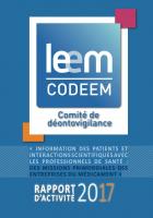 Rapport d'activité 2017 du Coedeem