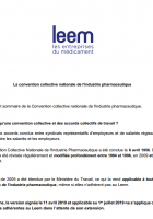 La convention collective nationale de l'industrie pharmaceutique