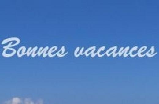 bonnes vacances