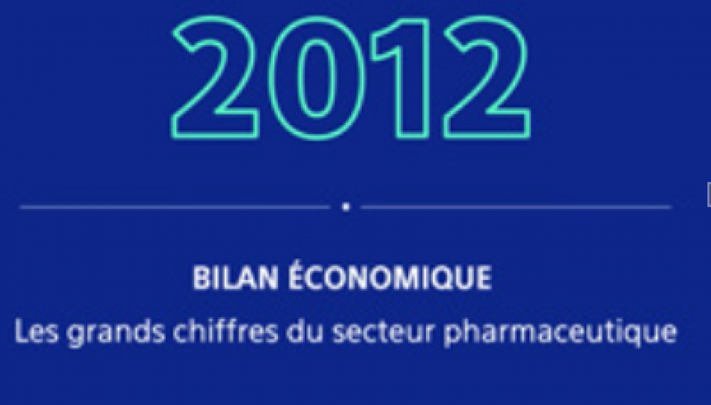 Le Bilan économique des entreprises du médicament en 2012 en animation
