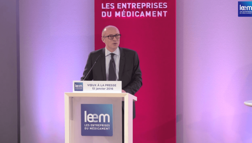 Vœux à la presse du Leem, 13 janvier 2016